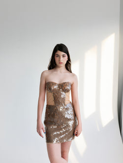 Sequin mini dress