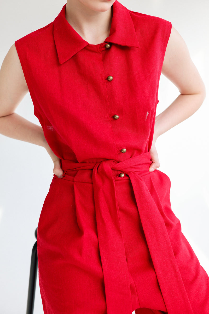 Jampsuit in red