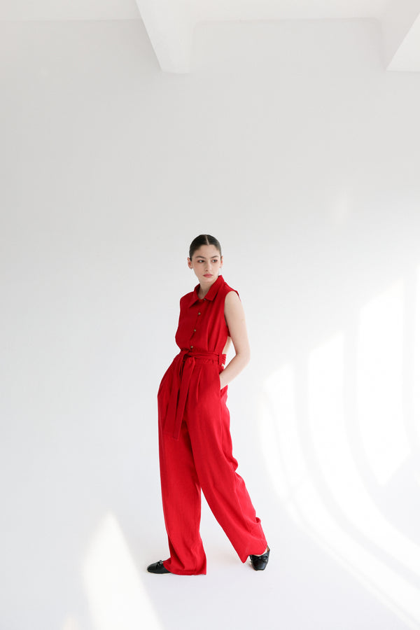 Jampsuit in red