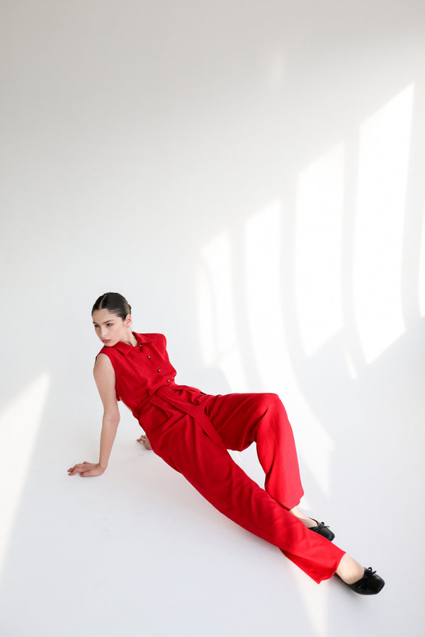 Jampsuit in red