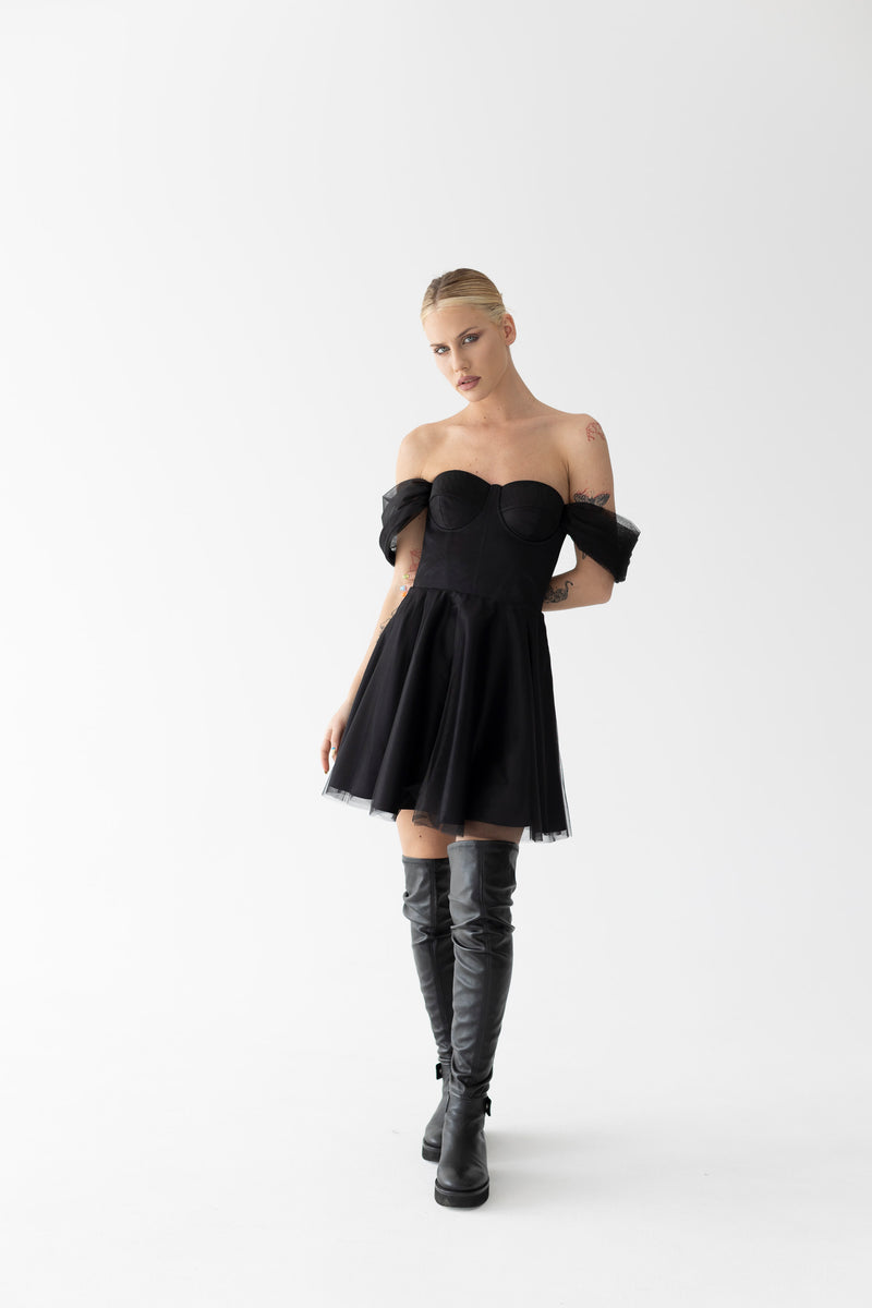 Tulle mini dress - by order